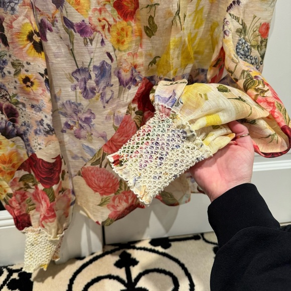 Zimmermann - Wonderland embellished floral-print blouse - Picture 10 of 14